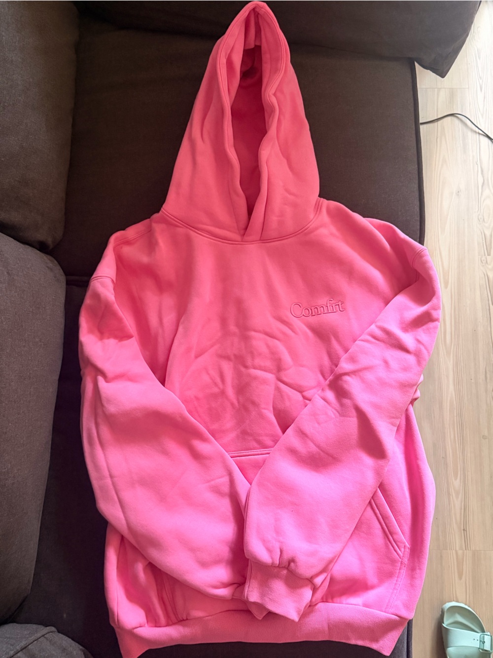 Comfort Pink Hoodie Sweatshirt